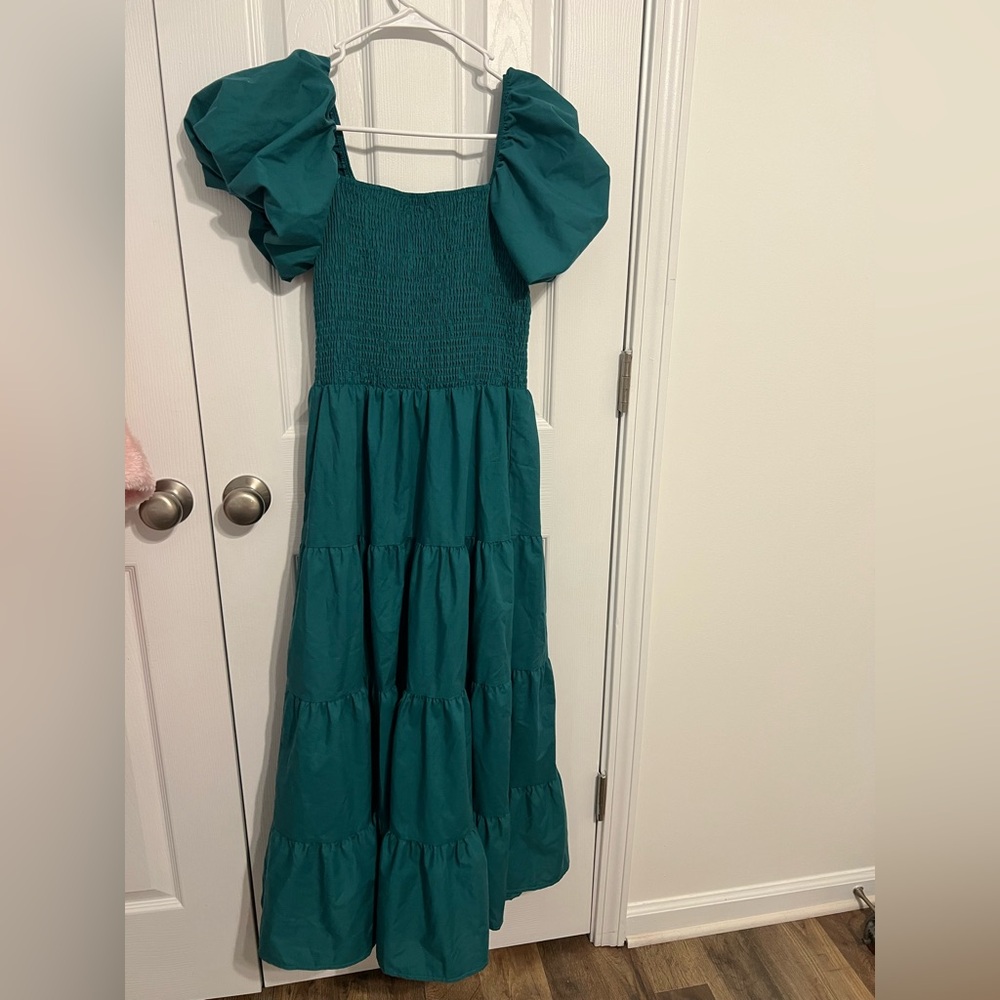 Summer Bobo Smocked Maxi Dress